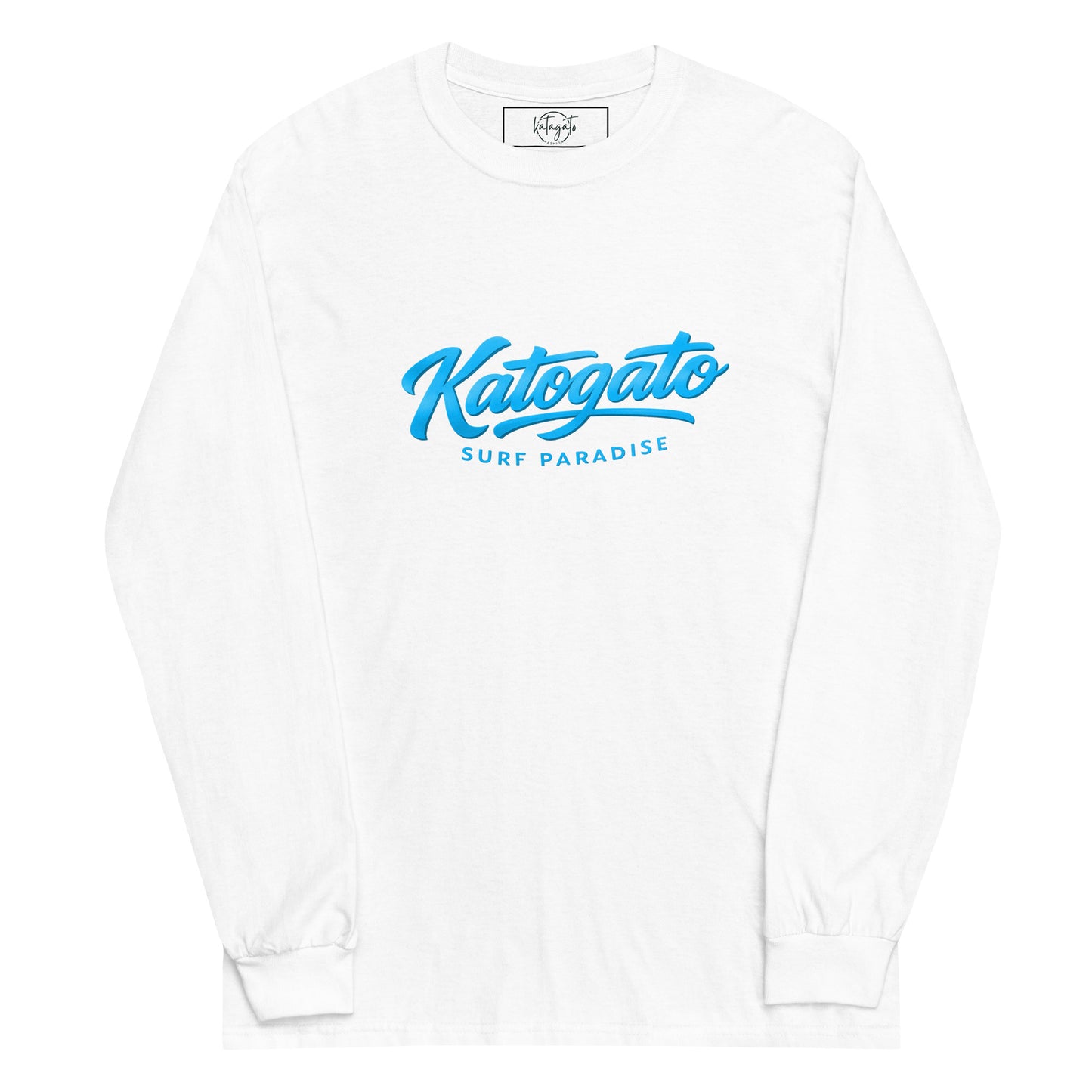 Katogato Langarm in Weiß mit tKatogato Typo