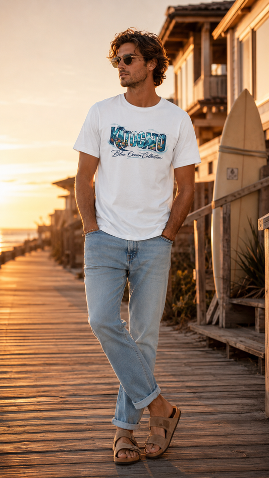 Katogato Ocean Collection - “Orca“  Herren Bio T-Shirt