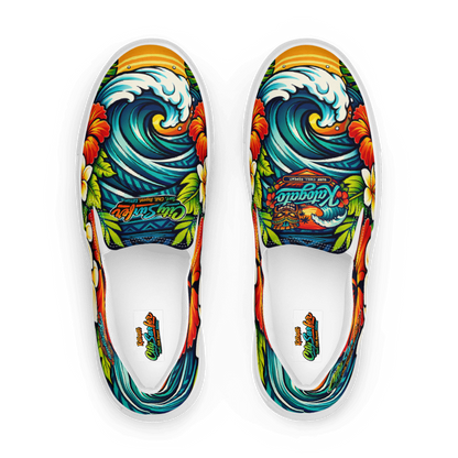 Katogato City Surfer – Surf. Chill. Repeat. Edition I Herren-Slip-On
