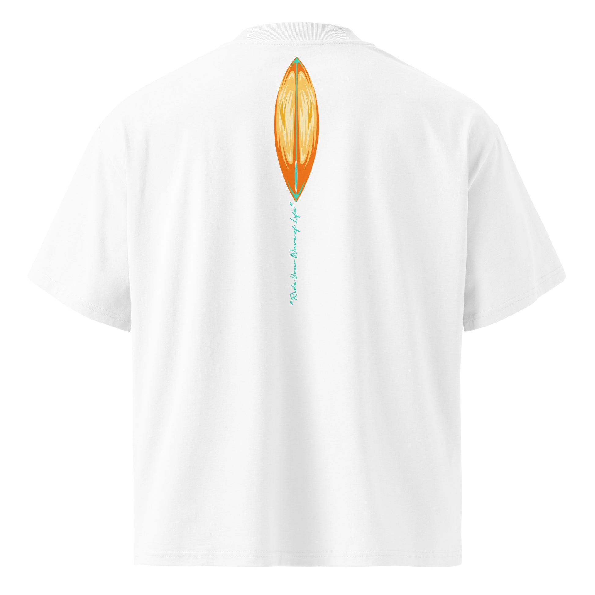 Katogato-Raised-by-Waves-organic-oversized-high-neck-t-shirt-white-back