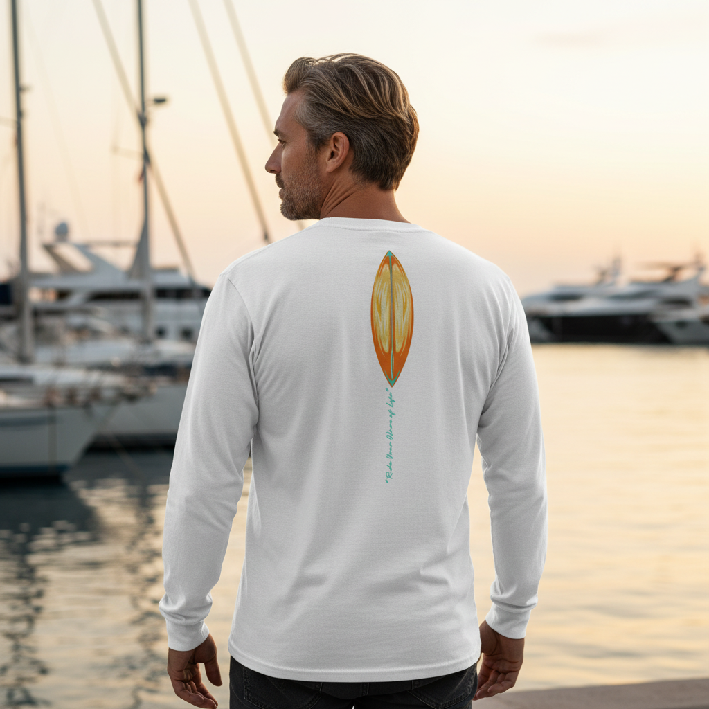 KATOGATO „Reef Bloom Cascade“ Men’s Long Sleeve Shirt