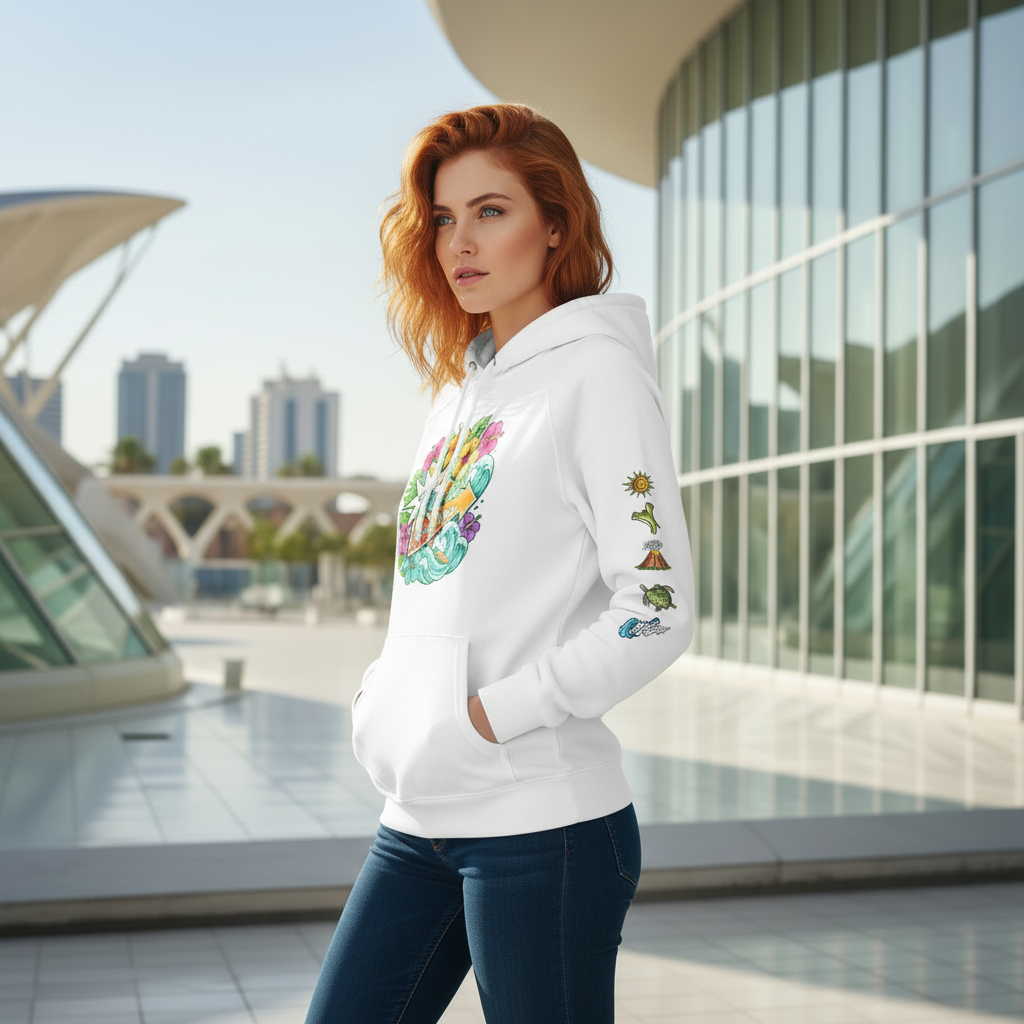 Katogato-Surf-Diner-Damen-Bio-Kapuzenpullover-Side