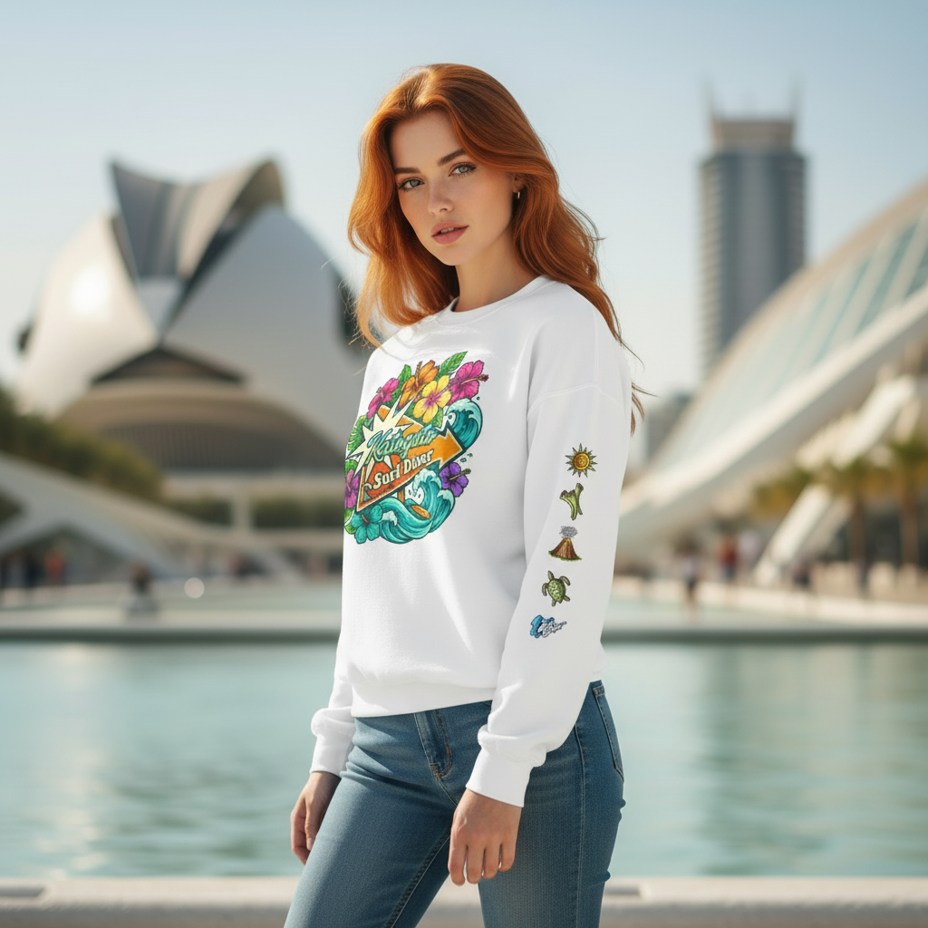 Katogato-Surf-Diner-Damen-Pullover-white-front-close-side