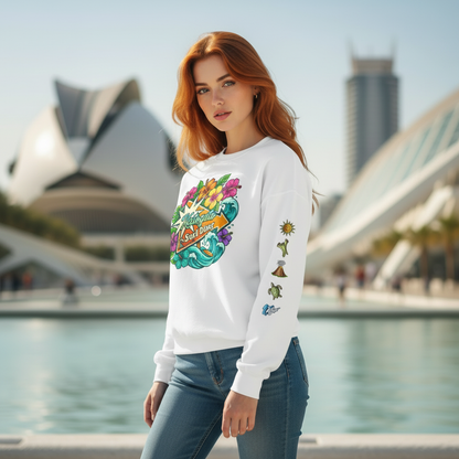 Katogato-Surf-Diner-Damen-Pullover-white-front-close-side
