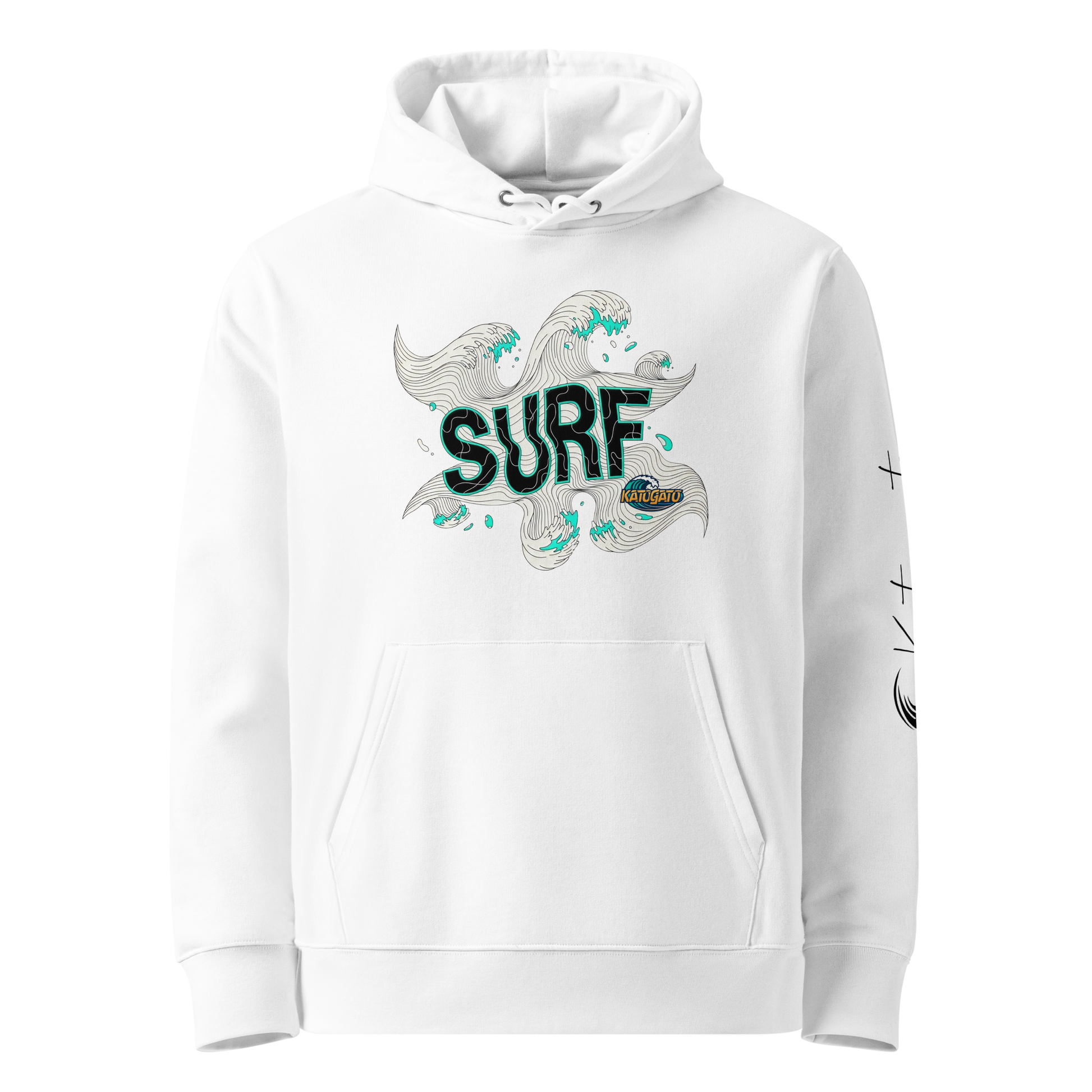 KATOGATO “Ka Nalu ʻAʻohe Pau” - Premium Herren Eco Hoodie