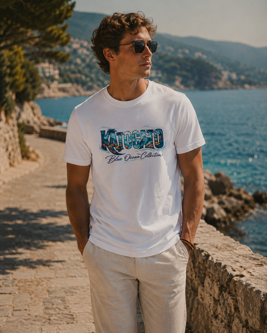 Katogato Ocean Collection - “Octopus“ Herren Bio T-Shirt Front