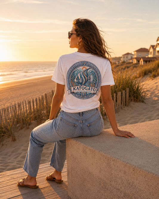 Katogato Ocean Collection - Angelfish Damen T-Shirt