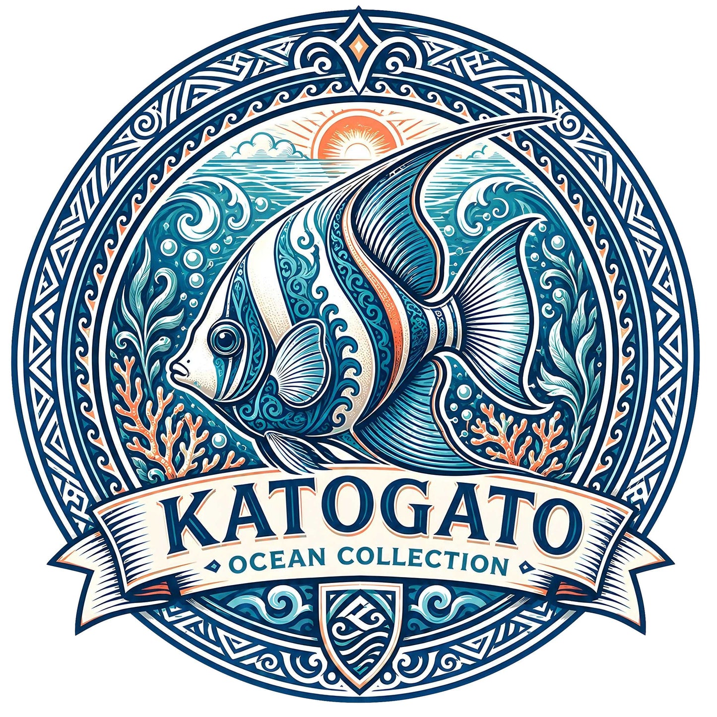 Katogato Ocean Collection - “Angelfish“ Damen T-Shirt Motiv