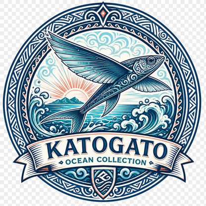 Katogato Ocean Collection - “Flying Fish“ Damen T-Shirt Motiv
