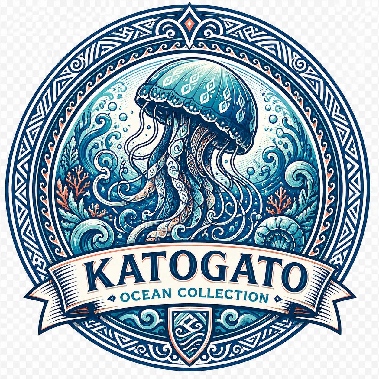 Katogato Ocean Collection - “Giant Phantom Jelly“ Damen-T-Shirt Motiv