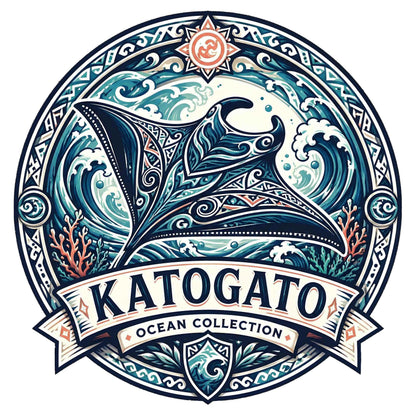 Katogato Ocean Collection - “Manta Ray“  Herren Bio T-Shirt