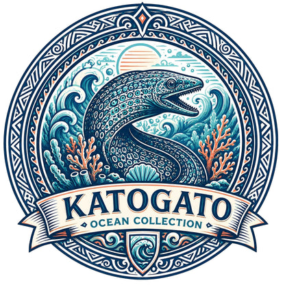 Katogato Ocean Collection - “Moray“ Damen-T-Shirt Back Motiv