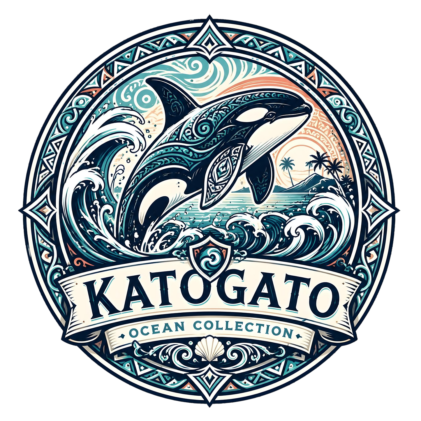 Katogato Ocean Collection - “Orca“  Motiv-Hinten