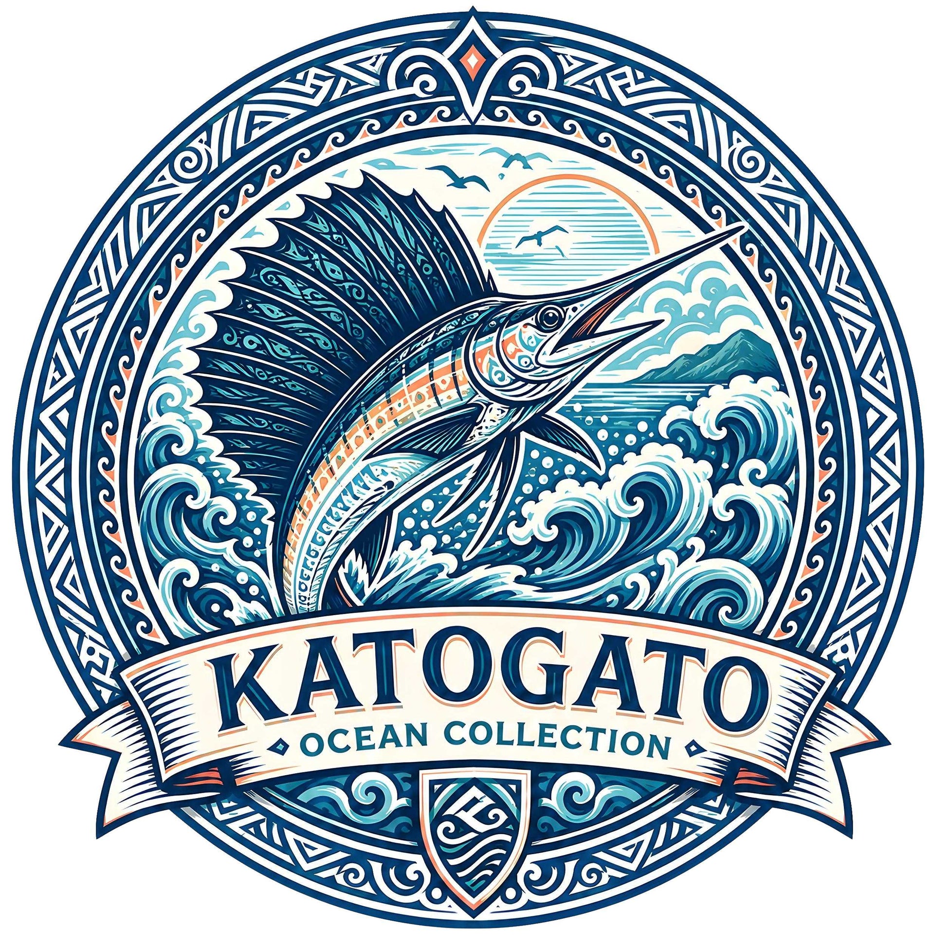 Katogato Ocean Collection - “Sailfish“ Damen-T-Shirt Motiv