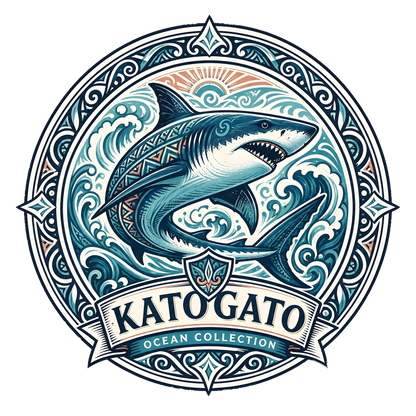 Katogato Ocean Collection - “Shark“  Herren Bio T-Shirt