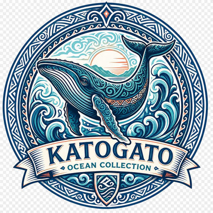 Katogato Blue Ocean Collection “Blue Whale“ Damen T-Shirt Motiv