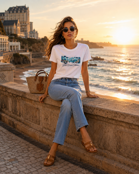 Katogato Ocean Collection-Nautilus woman T-Shirt front