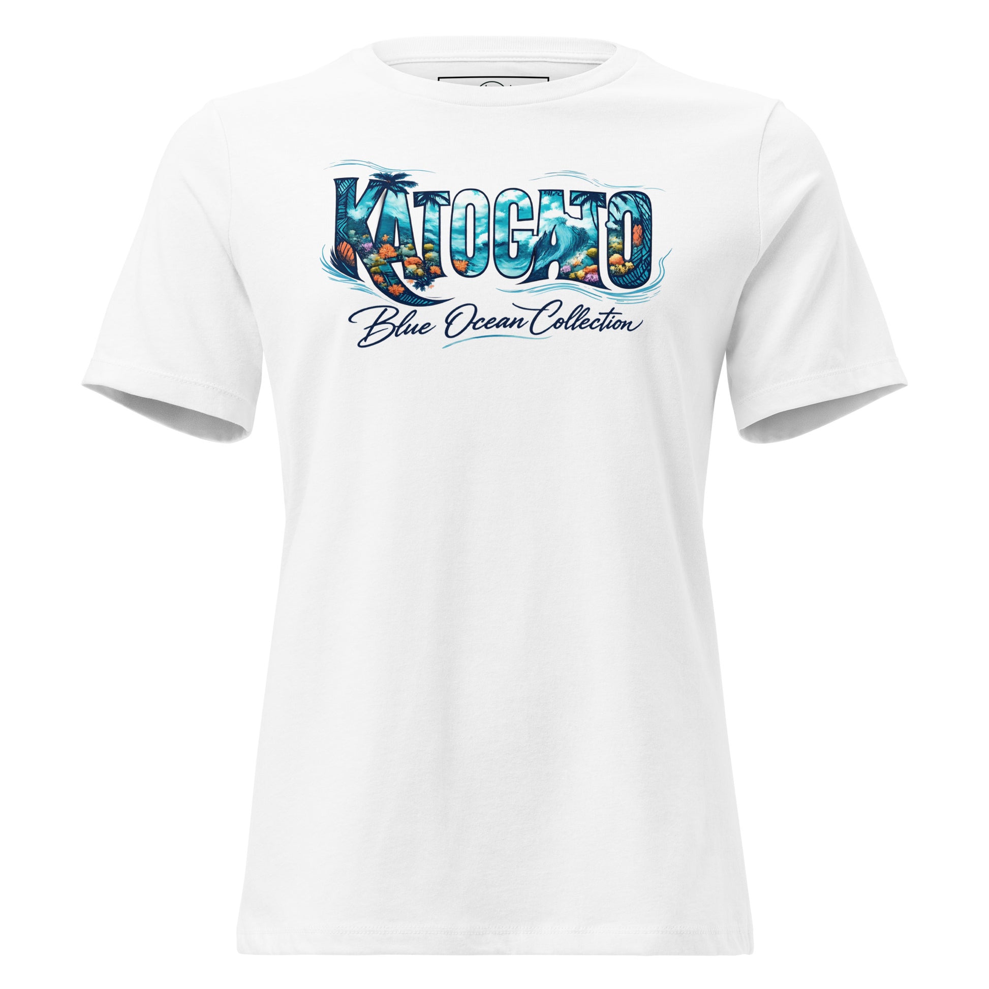 Katogato Blue Ocean Collection “Shark“ Damen T-Shirt Front