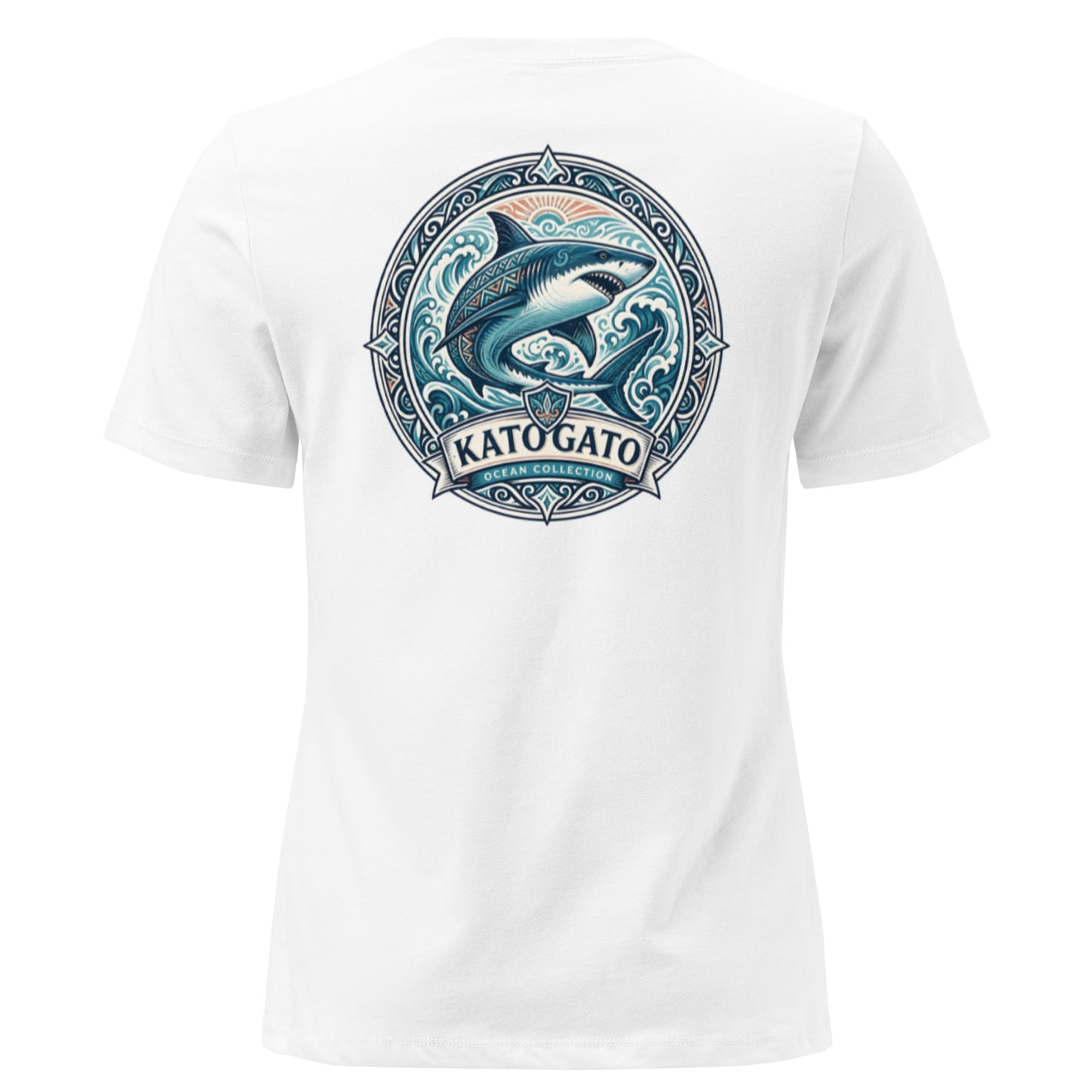 KatogatoOceanCollection-Sharkwomanrear-t-shirt
