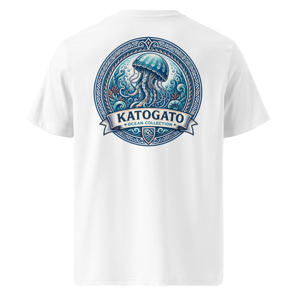 Katogato Ocean Collection - “Giant Phantom Jelly“  Herren Bio T-Shirt Back 