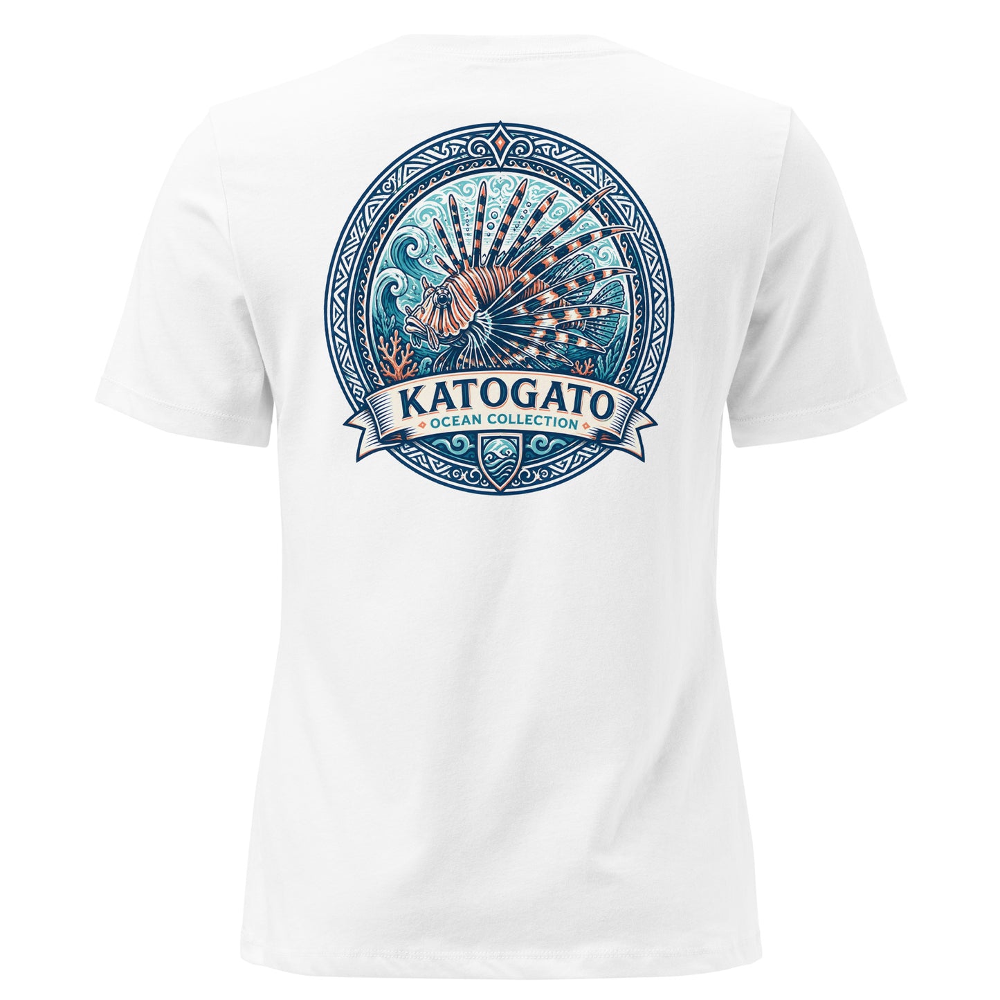 Katogato Ocean Collection - “Lionfish“ Damen-T-Shirt Back
