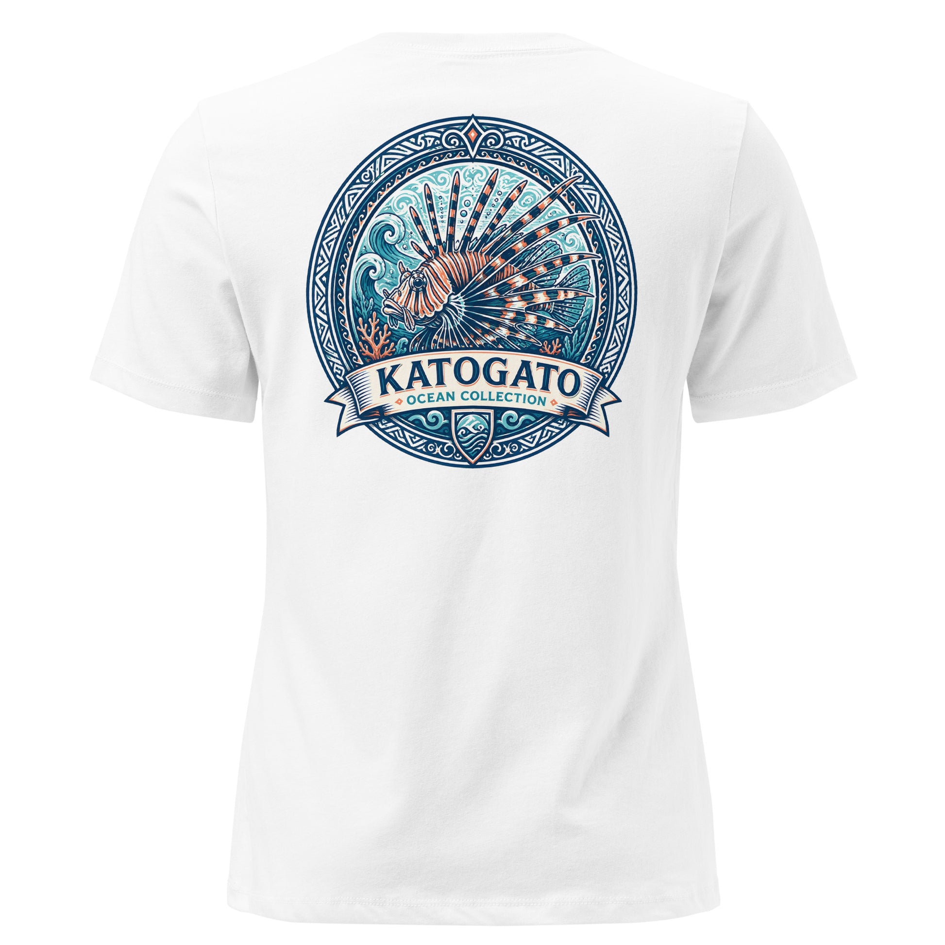 Katogato Ocean Collection - “Lionfish“ Damen-T-Shirt Back