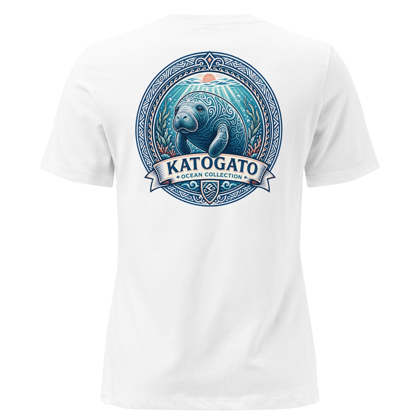 Katogato Ocean Collection - “Manatee“ Damen-T-Shirt