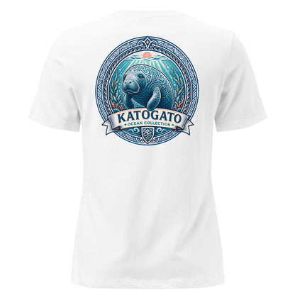 Katogato Ocean Collection - “Manatee“ Damen-T-Shirt