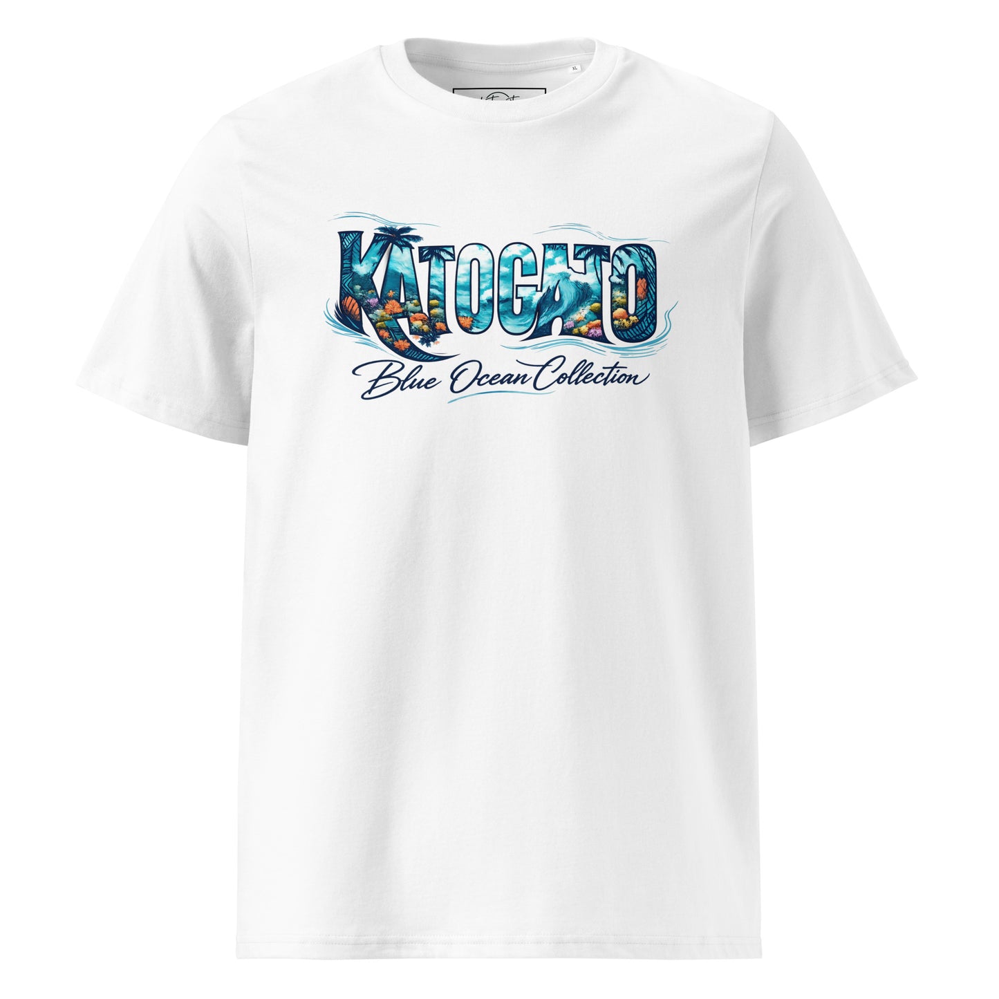 Katogato Ocean Collection - “Narwhale“  Herren Bio T-Shirt Front 