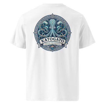 Katogato Ocean Collection - “Octopus“  Herren Bio T-Shirt Back 
