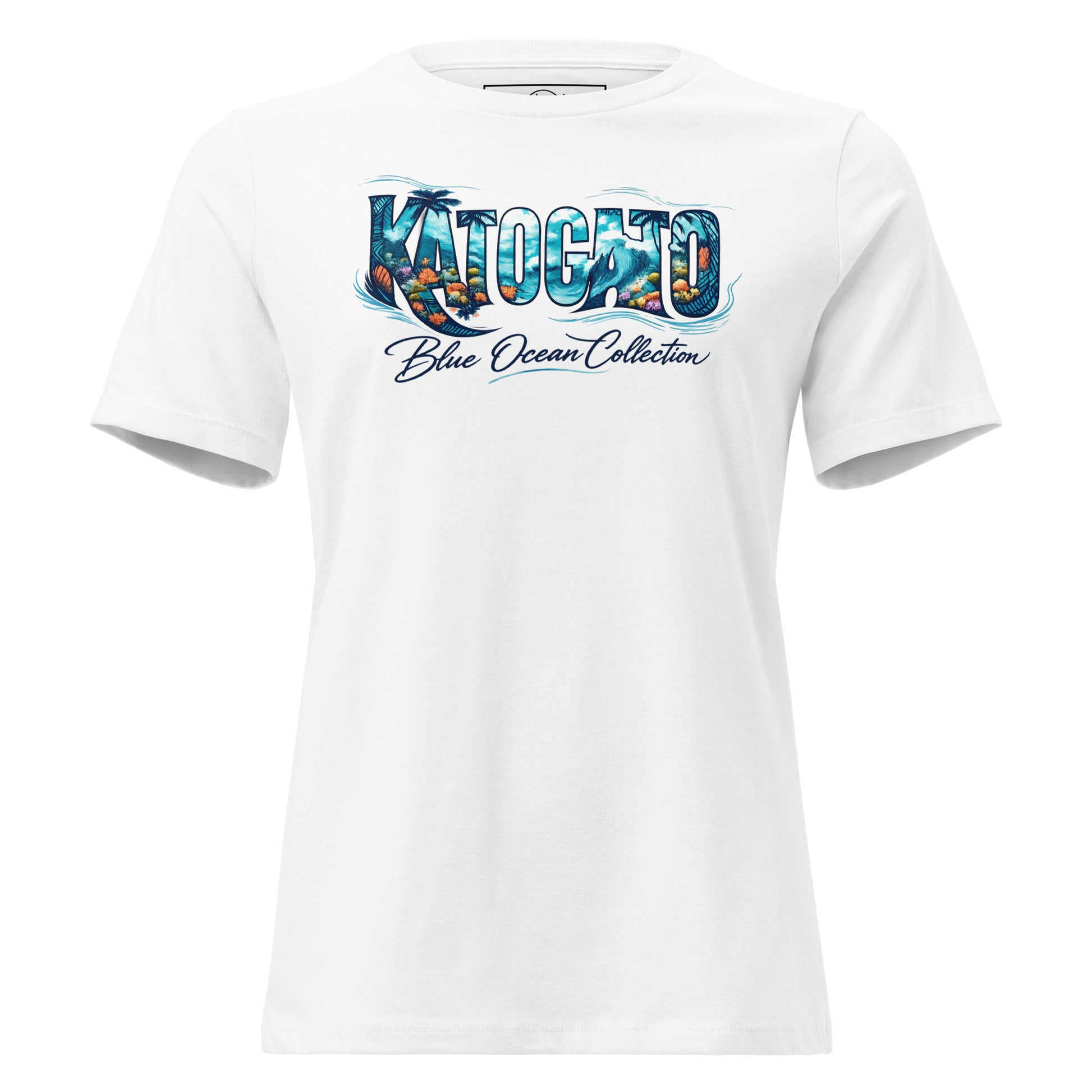 Katogato Blue Ocean Collection “Orca“ Damen T-Shirt Front