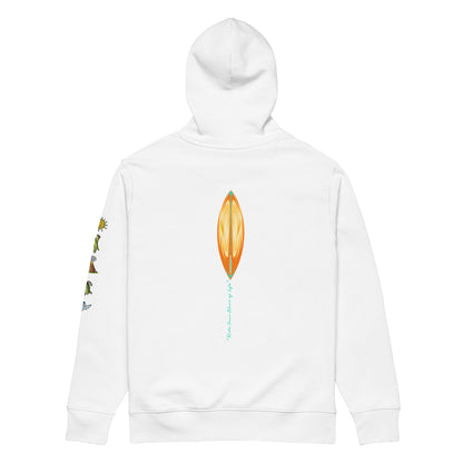Katogato " Born in Waves" BIO Damen-Kapuzenpullover