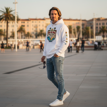 Katogato " Born in Waves" BIO Herren-Kapuzenpullover