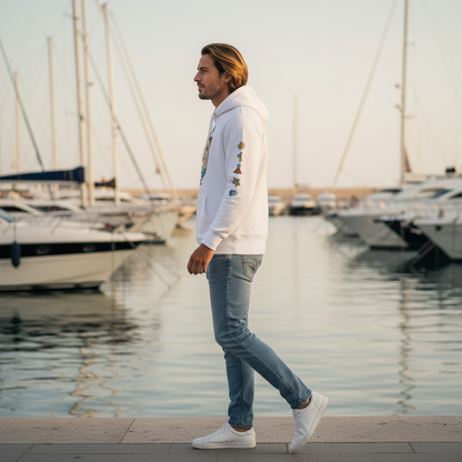 Katogato " Born in Waves" BIO Herren-Kapuzenpullover