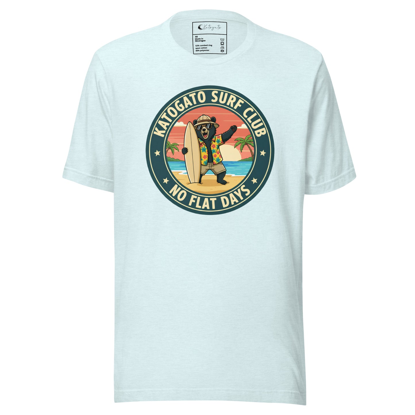 Katogato "No Flat Days" Herren-T-Shirt-Front-2