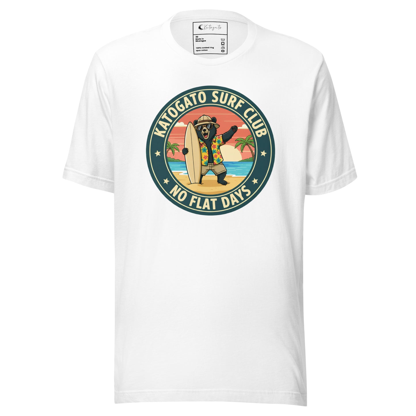 Katogato "No Flat Days" Herren-T-Shirt-front