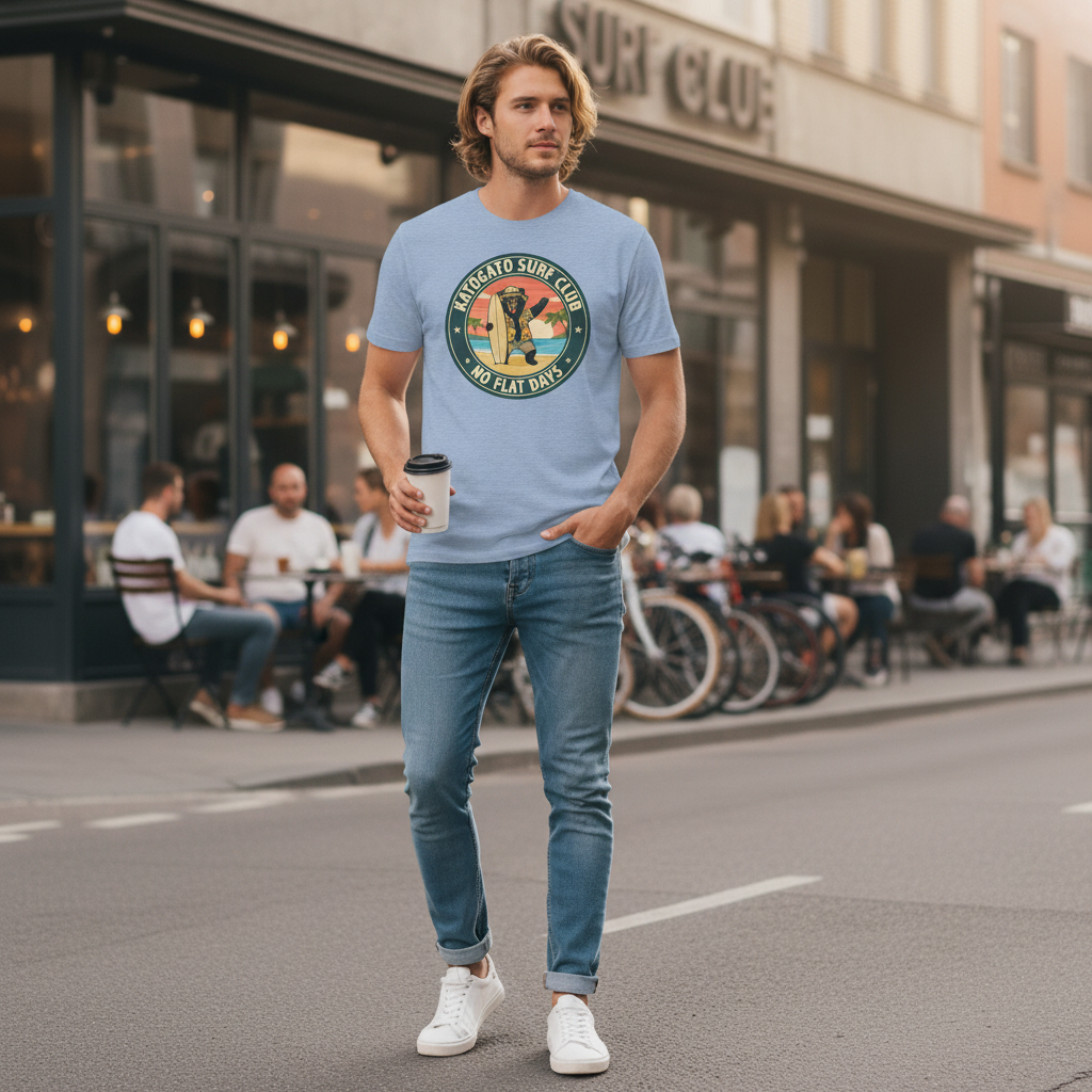Katogato "No Flat Days" Herren-T-Shirt