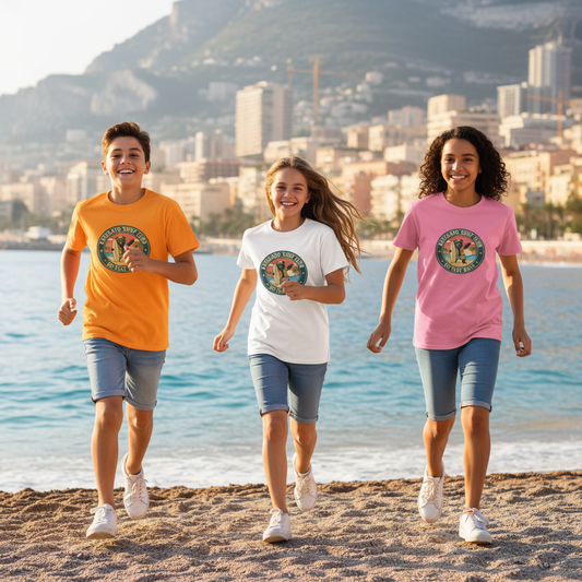 Katogato "No Flat Days"  T-Shirt für Jugendliche-Vorne