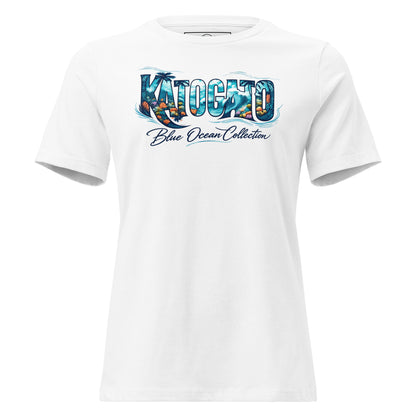 Katogato Ocean Collection - “Sailfish“ Damen-T-Shirt Front