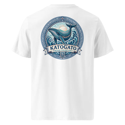 Katogato Ocean Collection - “Whale“  Herren Bio T-Shirt Hinten