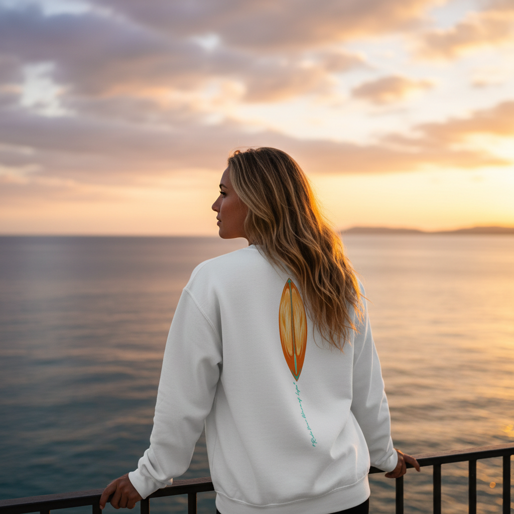 Katogato “Surf-Diner“ Damen-Pullover-Back