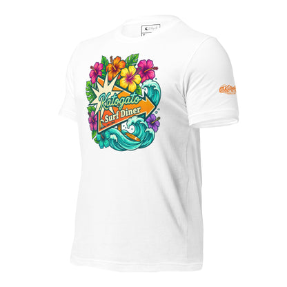 Katogato “Surf-Diner“ Herren-T-Shirt Product mockup