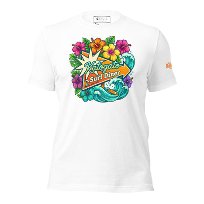 Katogato “Surf-Diner“ Herren-T-Shirt Product mockup