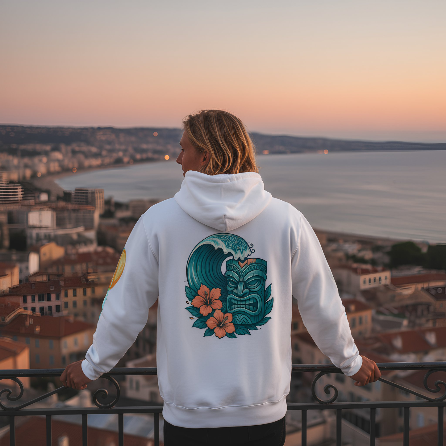 Katogato “Tiki Nalu Mana” Bio-Herren Hoodie