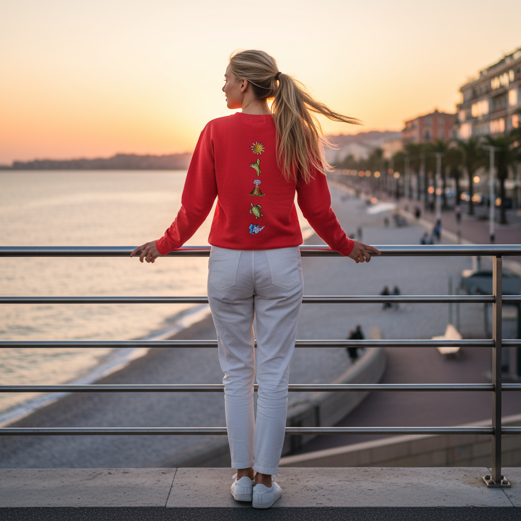 “Hālau Wave” Damen-Premium-Sweatshirt