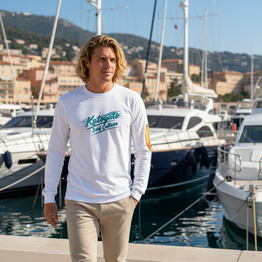 Katogato "Surf Culture" Herren-Langarmshirt