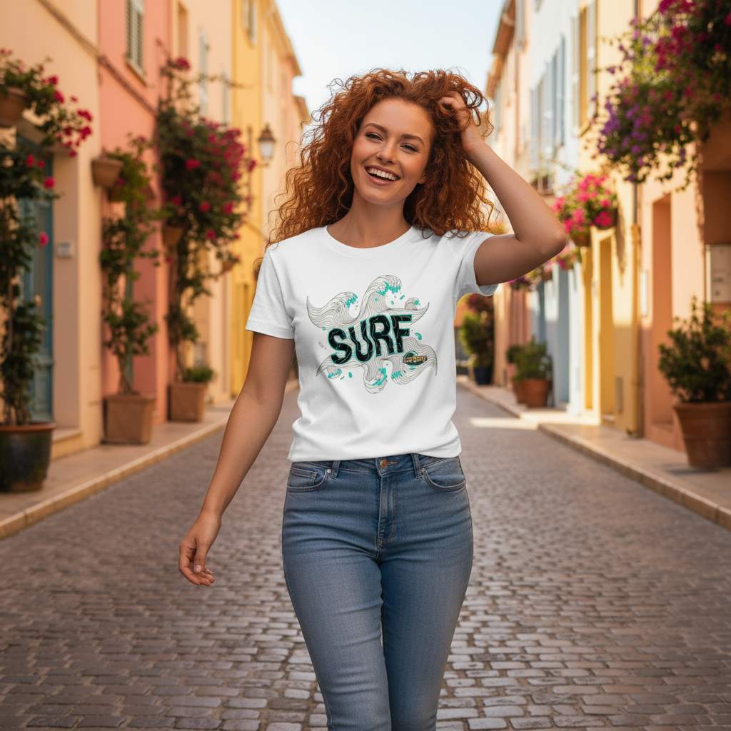 Katogato "Surf" Damen-T-Shirt