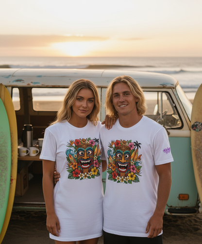 Katogato "Smiling Tiki" Herren Bio T-Shirt