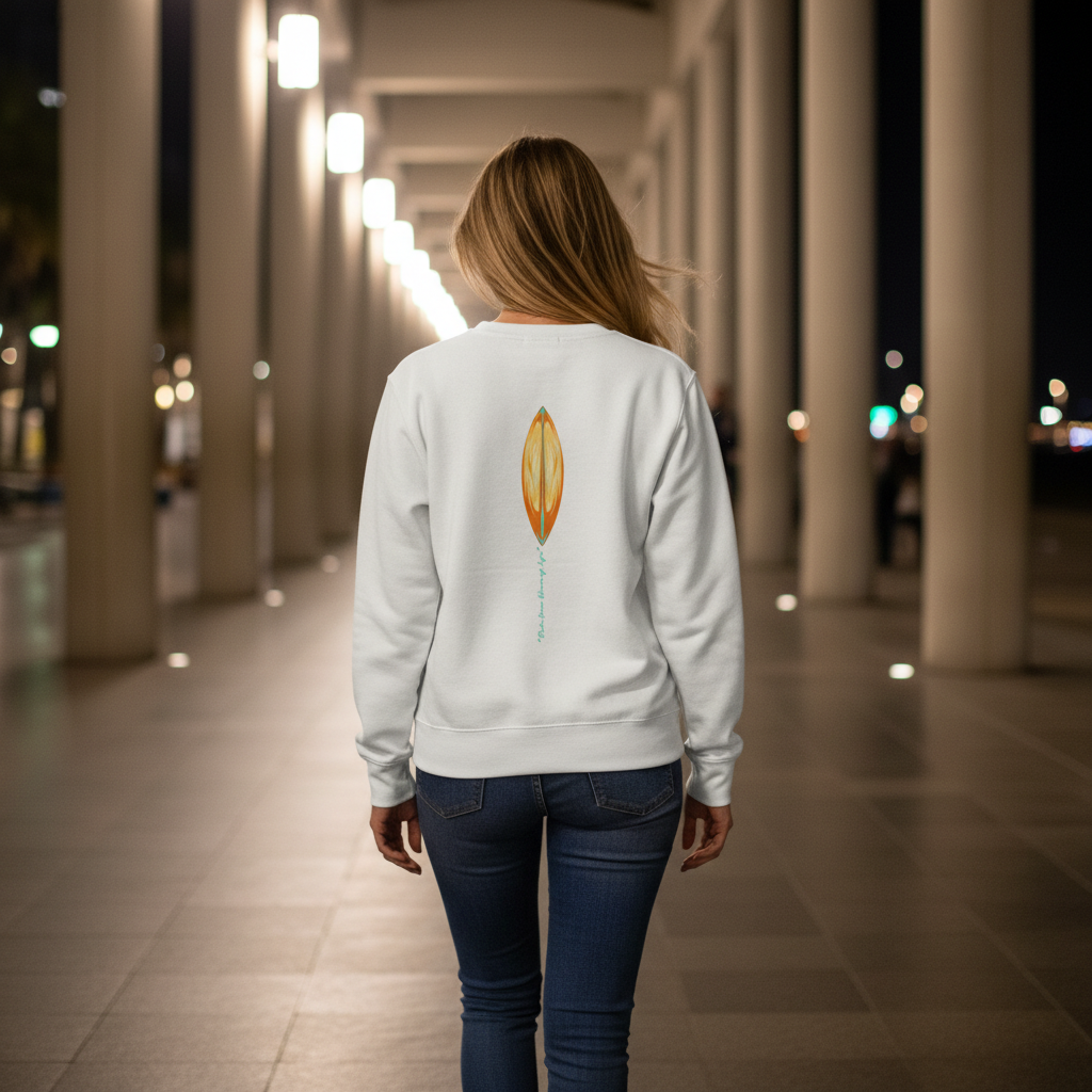 Katogato "Surf Culture Tiki" Damen Bio-Pullover