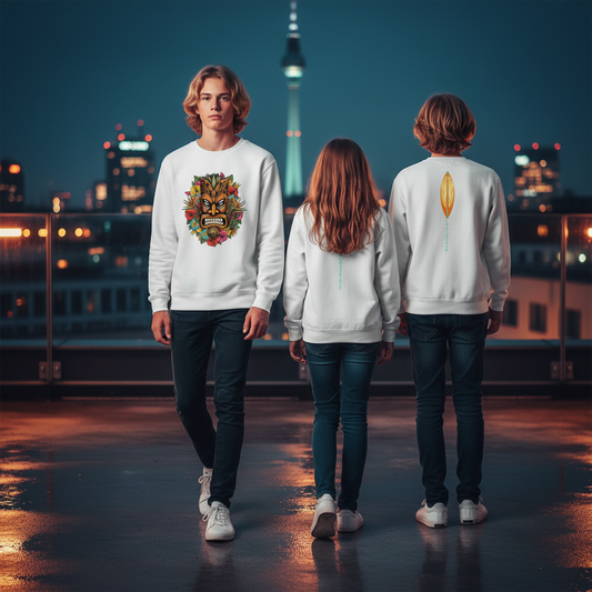 Katogato "Angry Tiki" Langarm Shirt für Jugendliche
